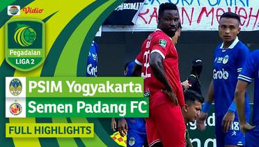 PSIM Yogyakarta VS Semen Padang FC - Full Highlights | Pegadaian Liga 2 2023/2024
