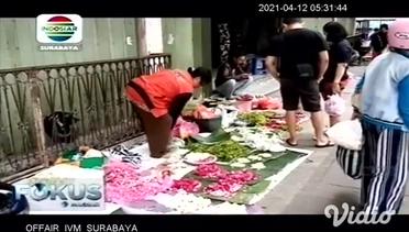 Berkah Ramadan Bagi Penjual Bunga Dadakan