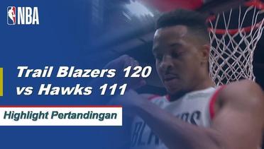 NBA I Cuplikan Pertandingan : Trail blazers 120 vs Hawks 111