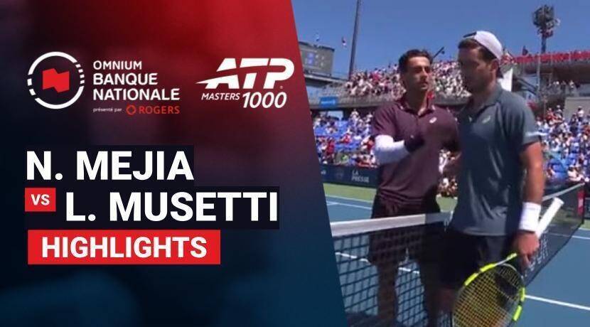 Nicolas Mejia vs Lorenzo Musetti - Round 2 (Rogers Court) | ATP 1000: National Bank Open presented by Rogers 2026