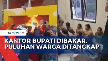 Buntut Kantor Bupati Pohuwato Dibakar, Puluhan Warga Diduga Provokator Ditangkap