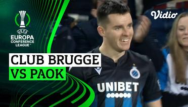 Club Brugge vs PAOK - Mini Match | UEFA Europa Conference League 2023/24 - Quarter Final
