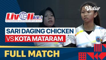 Full Match | Sari Daging Chicken Denpasar vs Kota Mataram | Livoli Divisi 1 Putri 2022
