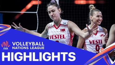 Match Highlight | VNL WOMEN'S - China 0 vs 3 Turkey | Volleyball Nations League 2021