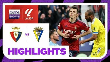 Osasuna vs Cadiz - Highlights | LaLiga Santander 2023/2024