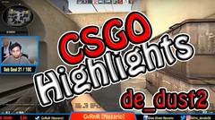 CSGO Stream Highlights / 29-16 / Main di de_dust2... :D