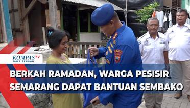 Berkah Ramadan, Warga Pesisir Semarang Dapat Bantuan Sembako