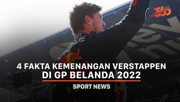 4 Fakta Kemenangan Verstappen di GP Belanda 2022