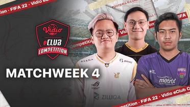 Vidio eClub Competition | Matchweek 4