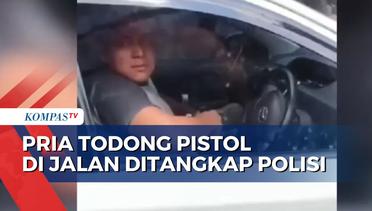 Pria 'Koboi' Todong Pistol ke Mobil di Jaksel Ditangkap Polisi
