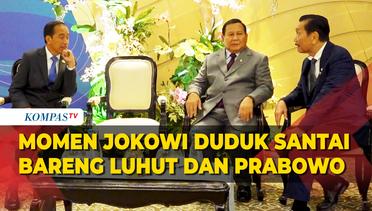 Momen Jokowi Berbincang Santai Bareng Luhut dan Prabowo di WWF ke-10 Bali