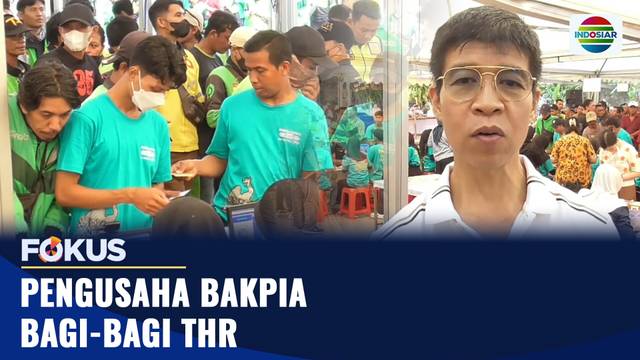 Pengusaha Bakpia Bagi-bagi THR | Fokus
