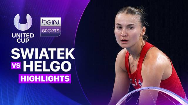 I. Swiatek (POL) vs M. Helgo (NOR) - Highlights | United Cup 2025