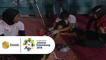 Tim Sport Climbing Putri Indonesia 2 Terdiskualifikasi Melawan Iran di Dalam Speed Relay Putri