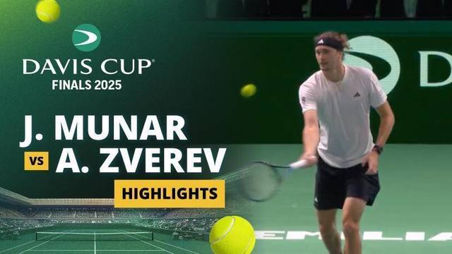 Semifinal: Jaume Munar (SPA) vs Alexander Zverev (GER) - Highlight | Davis Cup Final 8 2025