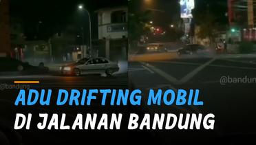 Viral Adu Drifting Mobil Di Jalanan Kota Bandung