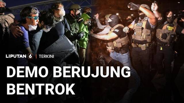 Demo Berujung Bentrok, Massa Kepung Fasilitas Tahanan Imigrasi AS di New Jersey | Liputan 6