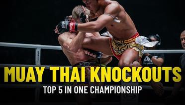 Top 5 Muay Thai Knockouts In ONE Championship