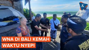 Video WNA di Bali Viral Berkemah Saat Nyepi