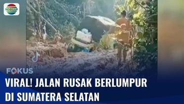 Viral! Jalan Rusak Penuh Lumpur di Kabupaten Ogan Komering Ilir | Fokus