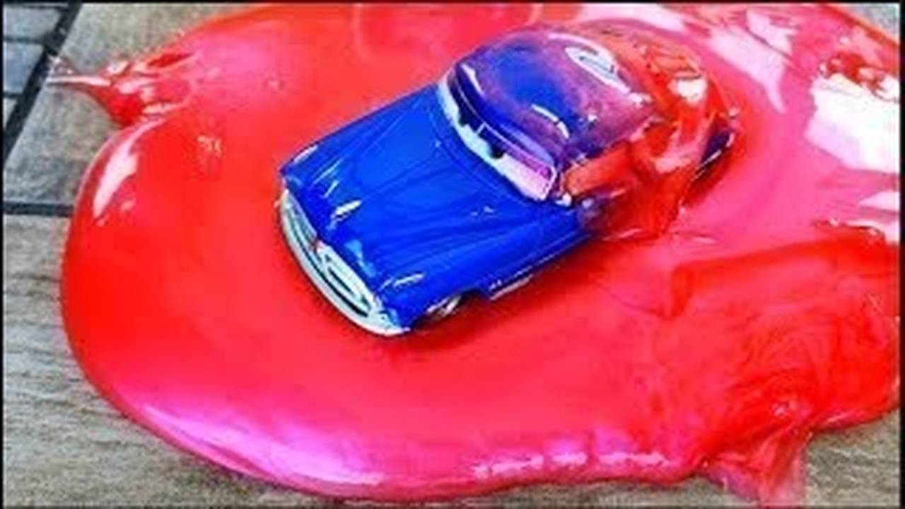 Koleksi Mobil Disney untuk Kegembiraan Anak dan Bermain dengan Slime ...