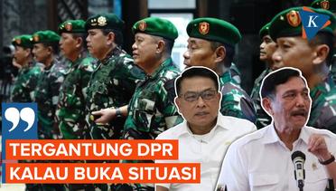 Respons Moeldoko soal Usulan Luhut Minta Perwira TNI Bisa Masuk Kementerian