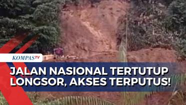 Tanah Longsor Putus Akses Jalan Nasional Sitinjau Lauik di Sumatera Barat!