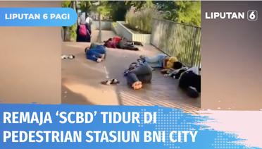 Fenomena 'SCBD' Buat Resah, Sejumlah Remaja Tidur di Pedestrian Stasiun BNI City | Liputan 6