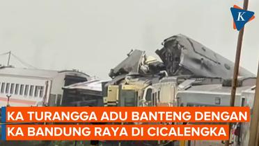 Kecelakaan KA Turangga-KA Lokal, Adu Banteng di Bandung