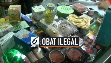 Ratusan Obat Ilegal di Pasar Jatinegara Disita BPOM