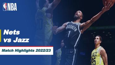 Match Highlights | Brooklyn Nets vs Utah Jazz | NBA Regular Season 2022/23
