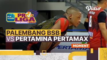 Moment | Palembang Bank Sumsel Babel vs Jakarta Pertamina Pertamax | PLN Mobile Proliga Putra 2022