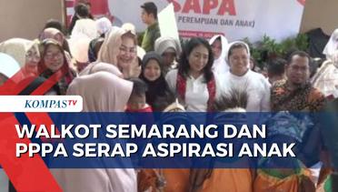 Walkot Semarang dan Menteri PPPA Serap Aspirasi Perempuan dan Anak Lewat Jelajah Sapa