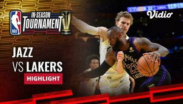 Utah Jazz vs Los Angeles Lakers - Highlights | NBA In-Season Tournament 2023