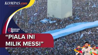 Ribuan Fans Argentina Berpesta Rayakan Kemenangan Epic