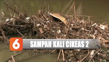 Sampah Bambu di Kali Cikeas Tak Juga Selesai Diangkut - Liputan 6 Siang