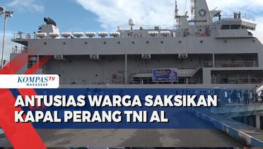 Antusias Warga Maluku Mengenal Lebih Dekat Kapal Perang TNI AL