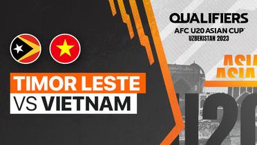 Full Match - Timor Leste vs Vietnam | Qualifiers AFC U20 Asian Cup Uzbekistan 2023