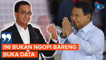 Tolak Ajakan Prabowo untuk Diskusi Soal Alutsista, Anies: Ini Bukan Ngopi Bareng Buka Data