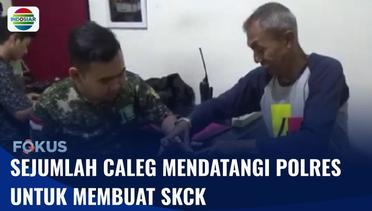 Markas Kepolisian Resort Sukabumi Didatangi Sejumlah Kader Parpol untuk Buat SKCK | Fokus