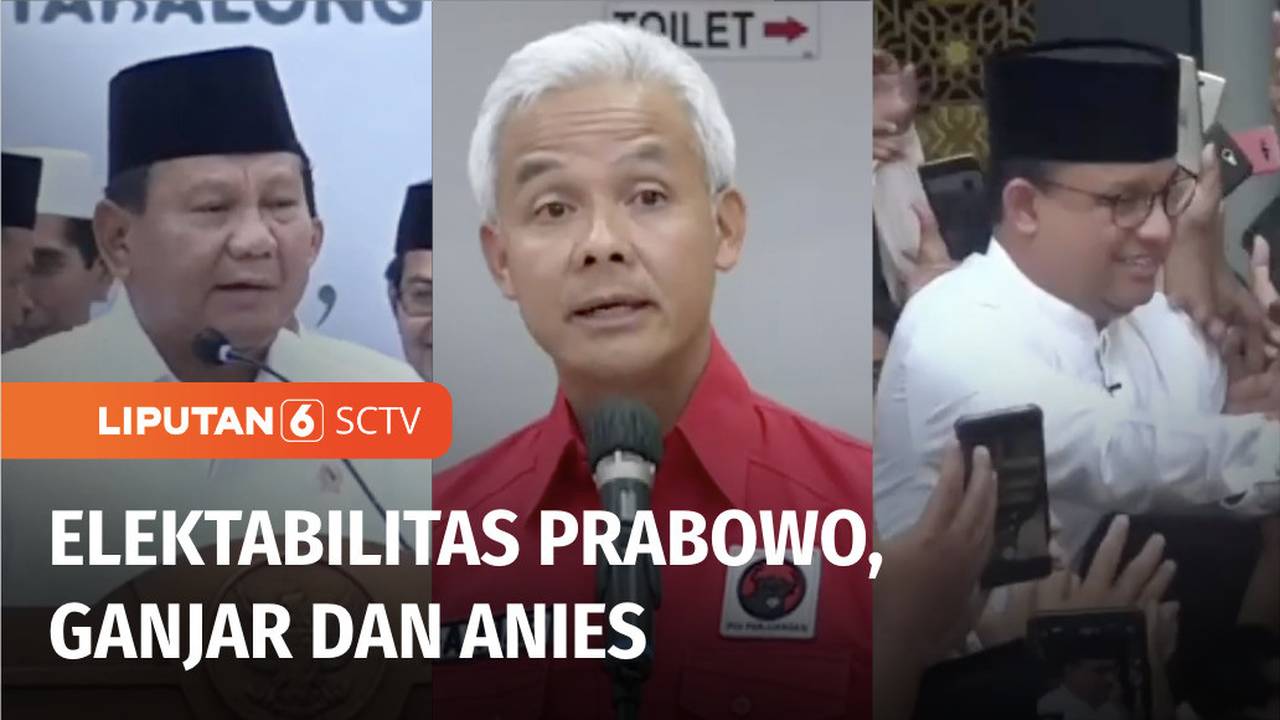 Survei Indo Barometer: Elektabilitas Ganjar, Prabowo, dan Anies Berada ...