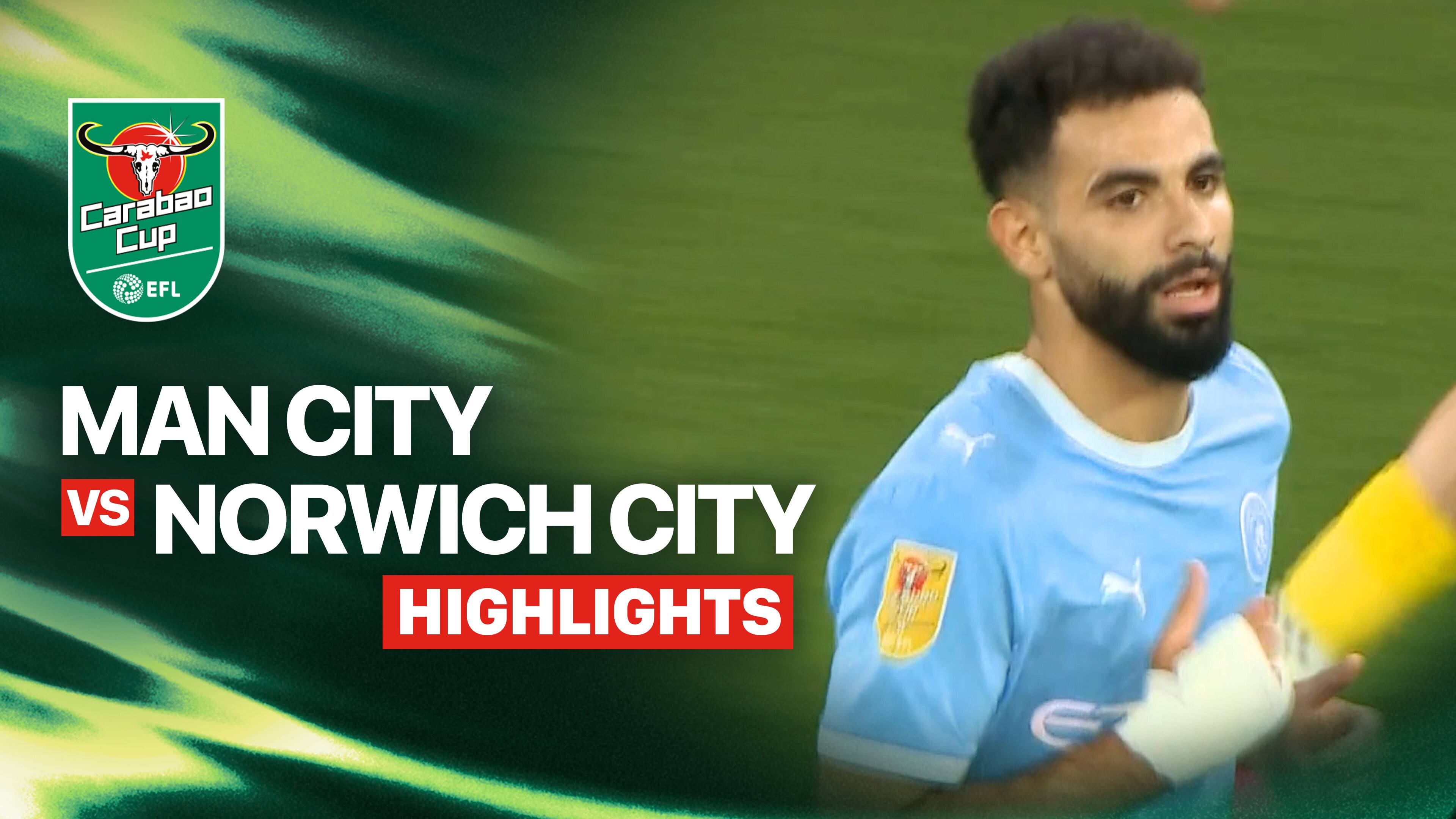 Man City vs Norwich City