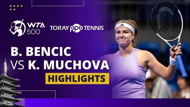 Belinda Bencic vs Karolina Muchova - Highlight | WTA 500: Toray Pan Pacific Open Tennis 2025