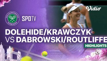 Caroline Dolehide (USA)/Desirae Krawczyk (USA) vs Gabriela Dabrowski (CAN)/Erin Routliffe (NZL) - Highlights | Wimbledon 2024 - Gentlemen's Doubles