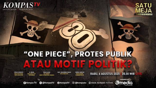 [FULL] Pengibaran Bendera One Piece Jelang Kemerdekaan, Protes Publik atau Motif Politik? |SATU MEJA