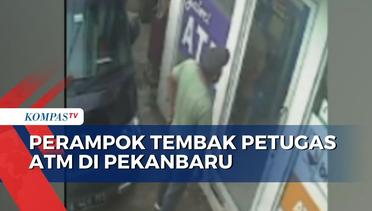 Perampok Tembak Petugas ATM di Pekanbaru, Uang Rp 100 Juta Digasak!