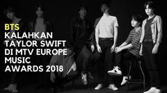 BTS Menang di Ajang MTV Europe Music Awards 2018 Kalahkan Shawn Mendes dan Taylor Swift