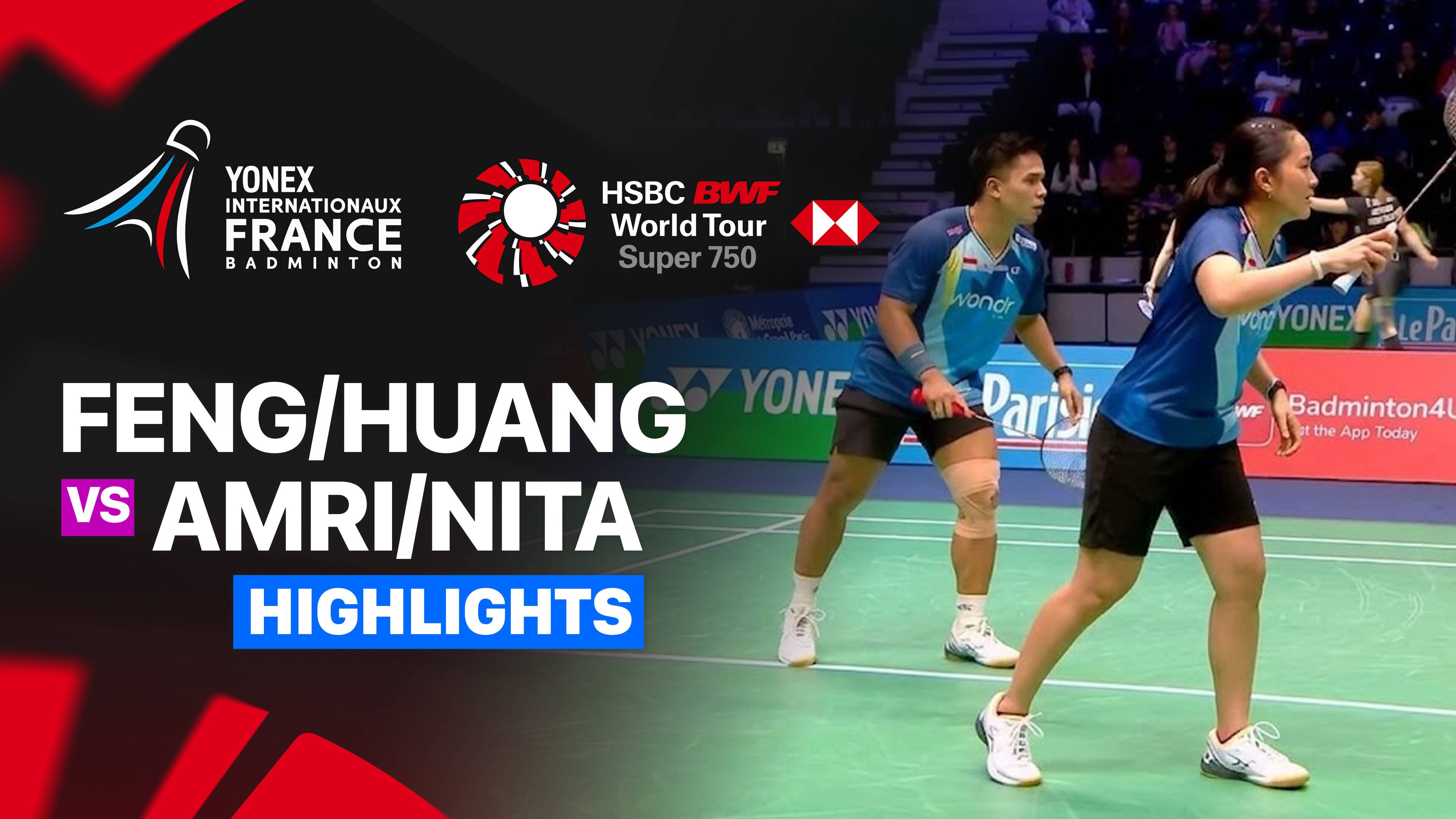 Feng Yan Zhe/Huang Dong Ping (CHN) vs Amri Syahnawi/Nita Violina Marwah (INA) - Mixed Doubles Quarterfinal | YONEX French Open 2026