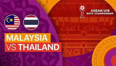 Malaysia vs Thailand - Full Match | ASEAN U19 Boys Championship 2024