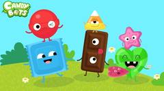 Learn Funny Shapes with Candybots (App Demo)